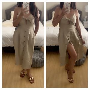 NWT EXPRESS Linen Blend Dress